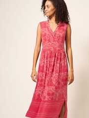 robe en jersey Blanc Stuff Rouge Zoe Eco Vero - Image 1 of 6