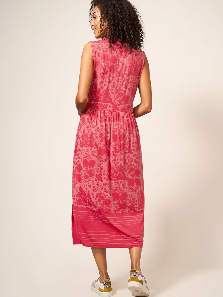 robe en jersey Blanc Stuff Rouge Zoe Eco Vero - Image 2 of 6