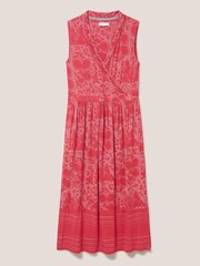 robe en jersey Blanc Stuff Rouge Zoe Eco Vero - Image 5 of 6