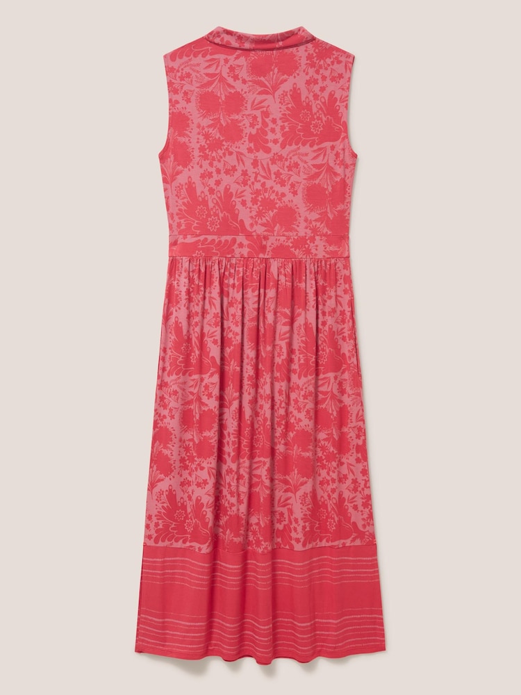 robe en jersey Blanc Stuff Rouge Zoe Eco Vero - Image 6 of 6