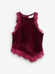 Never Fully Dressed Red Velvet Top - Image 5 of 5