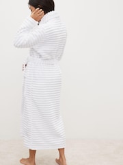 White Towelling Dressing Gown - Image 2 of 4