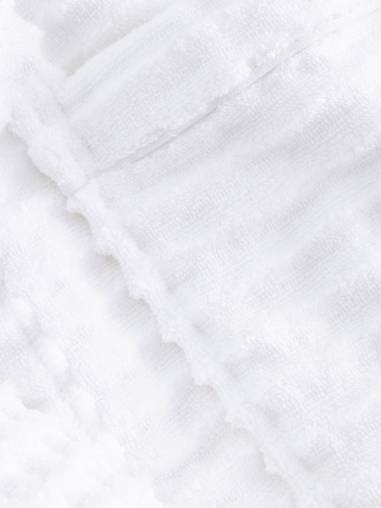 White Towelling Dressing Gown - Image 4 of 4