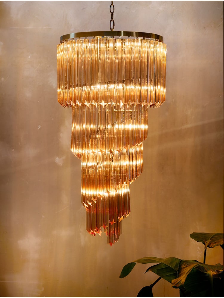 Rockett St George Champagne Large Cabaret Chandelier - Image 1 of 5