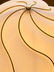 Rockett St George White/Gold Hayworth Table Lamp - Image 3 of 5