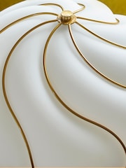 Rockett St George White/Gold Hayworth Table Lamp - Image 4 of 5