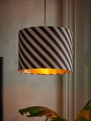 Rockett St George Sand Strip Drum Lamp Shade - Image 1 of 3