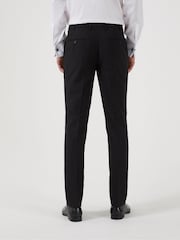 Skopes Black Milan Tapered Fit Suit Trousers - Image 2 of 4