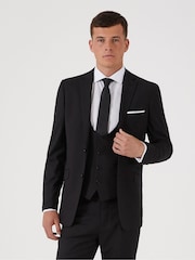 Zwart - Skopes Slim Fit Milan Suit Jacket - Image 1 of 6