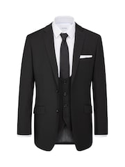 Zwart - Skopes Slim Fit Milan Suit Jacket - Image 5 of 6