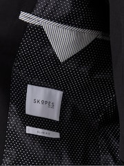 Zwart - Skopes Slim Fit Milan Suit Jacket - Image 6 of 6