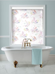 Sara Miller White 100% Cotton Underwater Made to Measure Roman Blind - Image 4 of 5