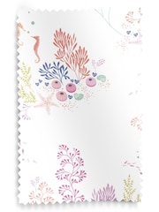Sara Miller White 100% Cotton Underwater Made to Measure Roman Blind - Image 5 of 5