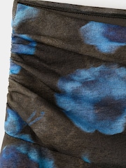 Mango Brown Asymmetric Floral Midi Skirt - Image 5 of 6