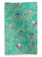 Sara Miller Green 100% Cotton Birds Made to Measure Roman Blind - Image 6 of 6
