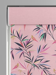 Sara Miller Soft Pink 100% Cotton Made to Measure Roman Blind - Image 3 of 6