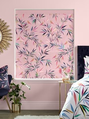 Sara Miller Soft Pink 100% Cotton Made to Measure Roman Blind - Image 5 of 6
