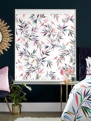 Sara Miller White 100% Cotton Bamboo Made to Measure Roman Blind - Image 5 of 6