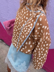 Never Fully Dressed Brown Deer Scarf Jumper - Image 4 of 4