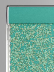 Sara Miller Green 100% Cotton Little Leaves Made to Measure Roman Blind - Image 3 of 6