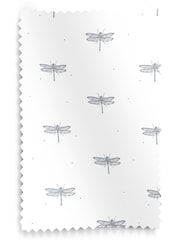 Sara Miller White 100% Cotton Dragonfly Made to Measure Roman Blind - Image 6 of 6