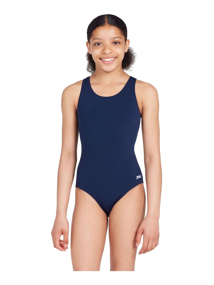 Zoggs Girls Cottesloe Sportsback Swimsuit - Image 1 of 3 Zoggs Girls Cottesloe Sportsback Swimsuit - Image 1 of 3