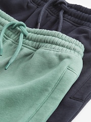 Navy/Mineral Slim Fit Joggers 2 Pack (3-16yrs) - Image 3 of 3