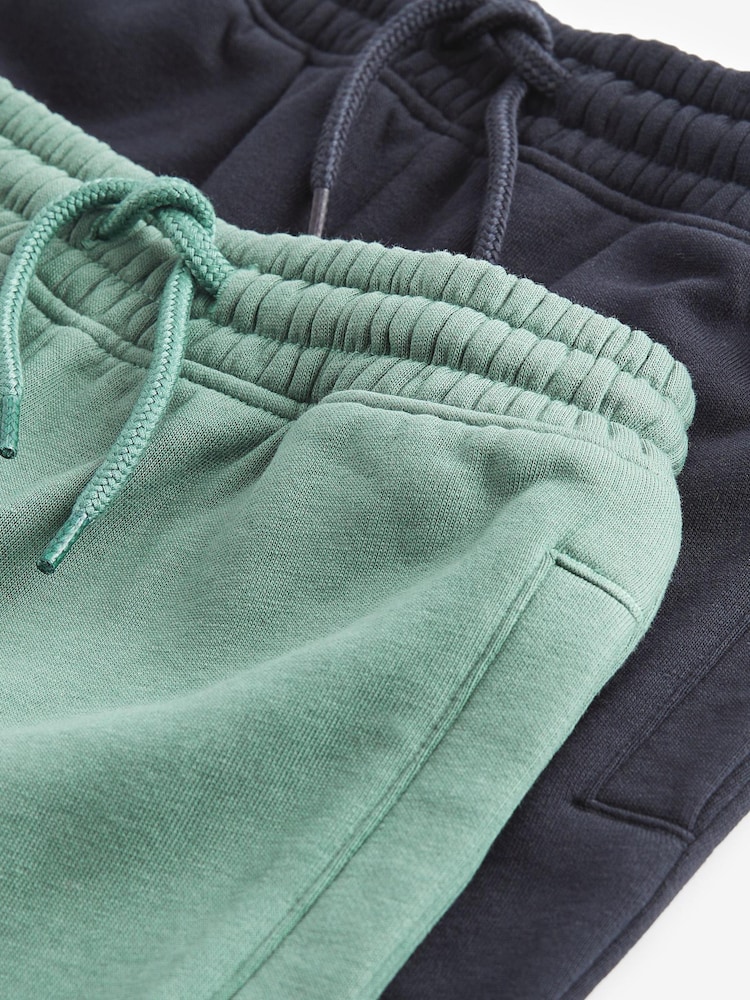 Navy/Mineral Slim Fit Joggers 2 Pack (3-16yrs) - Image 3 of 3