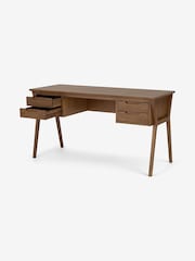 MADE.COM Dark Stain Oak Jenson Desk - Image 3 of 4
