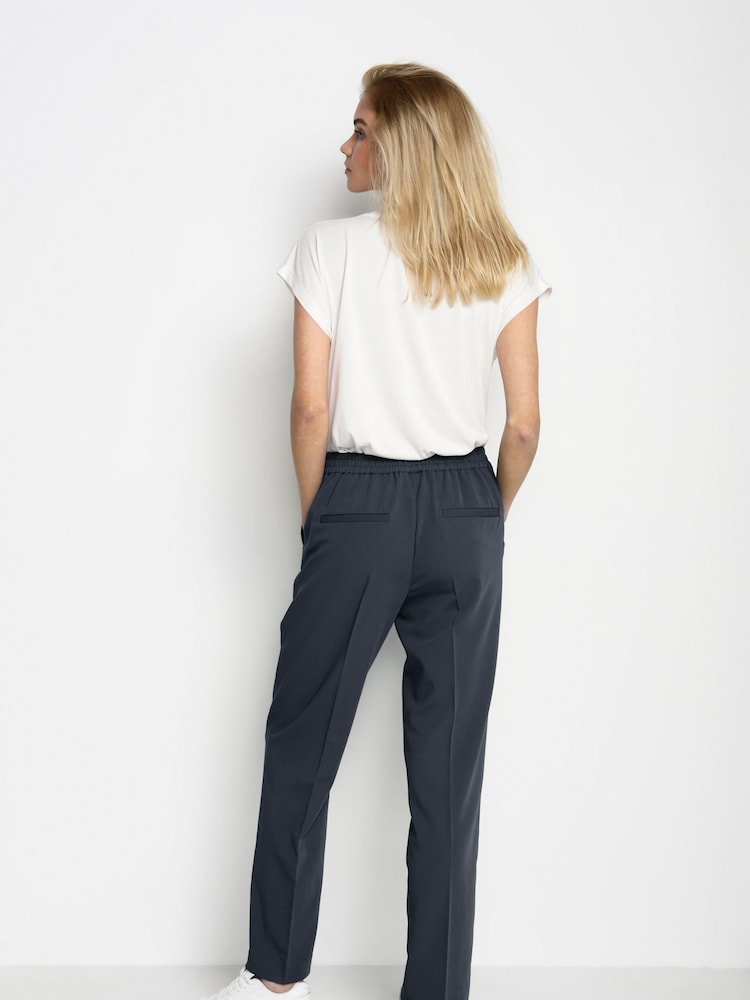 Kaffe Sakura Elastic Waist Trousers - Image 2 of 6