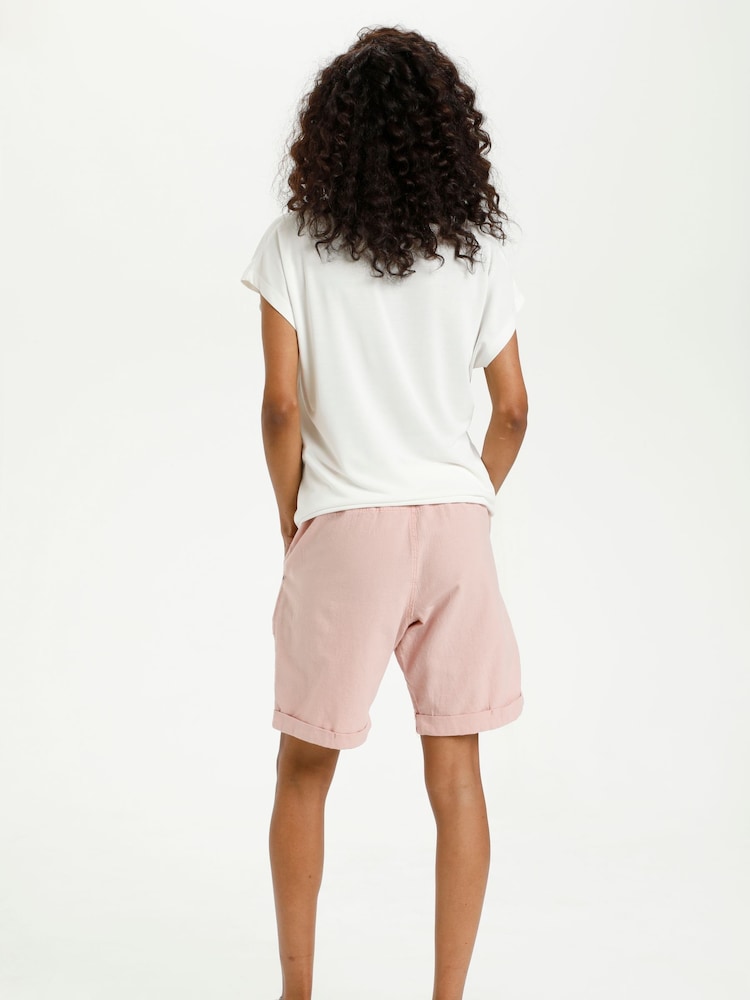 Kaffe  Lise V-Neck Short Sleeve T-Shirt - Image 2 of 6