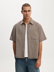 Cotton On Brown Darcy Short Sleeve Shirt - Image 1 of 7