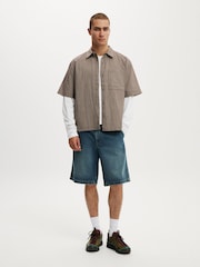 Cotton On Brown Darcy Short Sleeve Shirt - Image 3 of 7