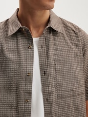 Cotton On Brown Darcy Short Sleeve Shirt - Image 4 of 7