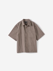 Cotton On Brown Darcy Short Sleeve Shirt - Image 6 of 7