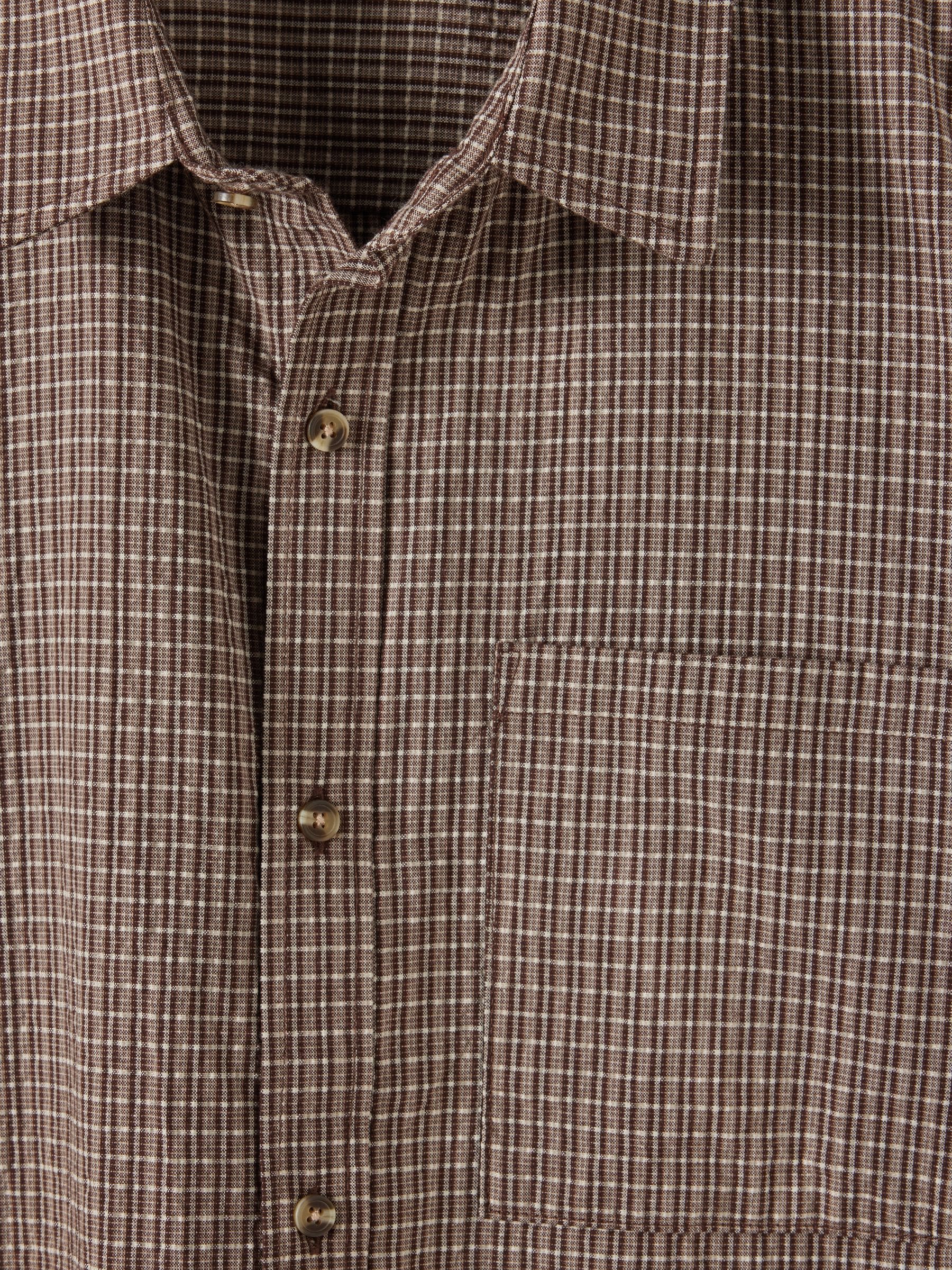 Buy Cotton On Choc Mini Check Darcy Short Sleeve Shirt from Next USA