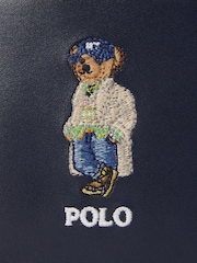 Polo Ralph Lauren Leather Seasonal Bear Medium Billford Wallet - Imagen 4 de 4