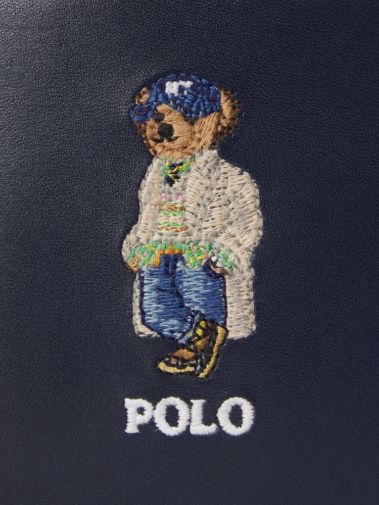 Polo Ralph Lauren Leather Seasonal Bear Medium Billford Wallet - Imagen 4 de 4