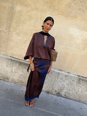 Never Fully Dressed Brown Dark Leopard Lily Skirt - Image 3 of 4