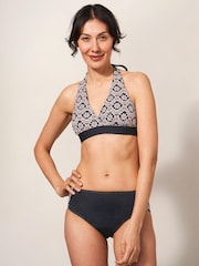 White Stuff Black Sunshine Reversible Bikini Bottoms - Image 1 of 3