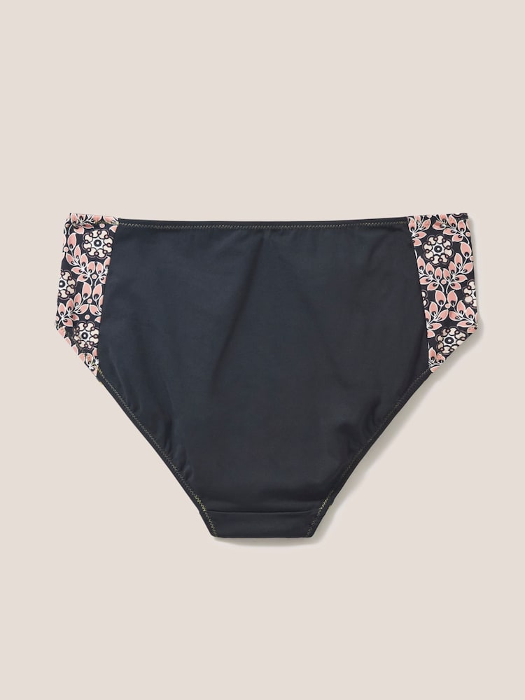White Stuff Black Sunshine Reversible Bikini Bottoms - Image 3 of 3
