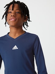 adidas Blue Team Base T-Shirt - Image 4 of 10