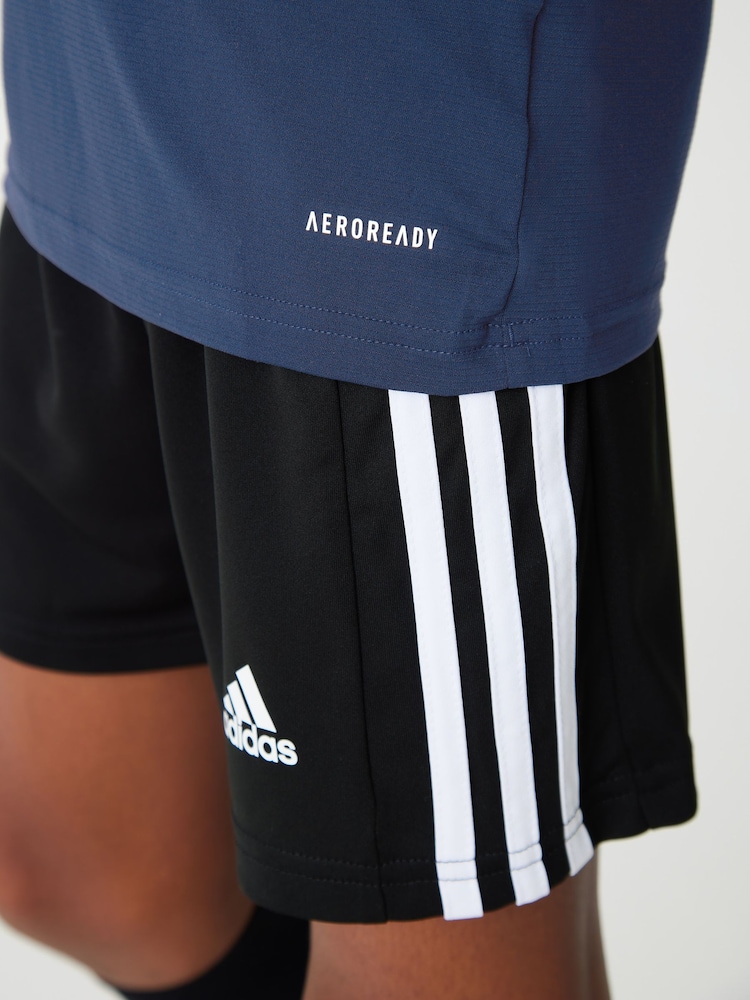 adidas Blue Team Base T-Shirt - Image 5 of 10