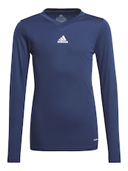 adidas Blue Team Base T-Shirt - Image 6 of 10