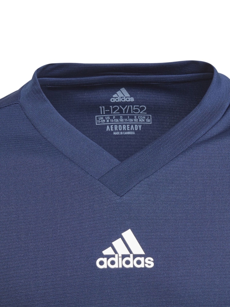 adidas Blue Team Base T-Shirt - Image 8 of 10