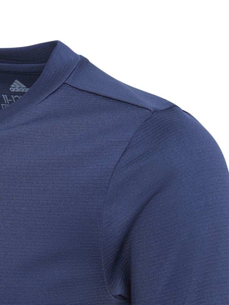 adidas Blue Team Base T-Shirt - Image 9 of 10