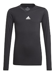 adidas Black Team Base T-Shirt - Image 2 of 6
