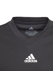 adidas Black Team Base T-Shirt - Image 4 of 6