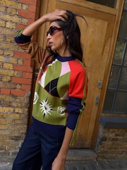 Never Fully Dressed Blue Splice Bonita Jumper - Image 3 of 5