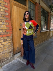 Never Fully Dressed Blue Splice Bonita Jumper - Image 5 of 5